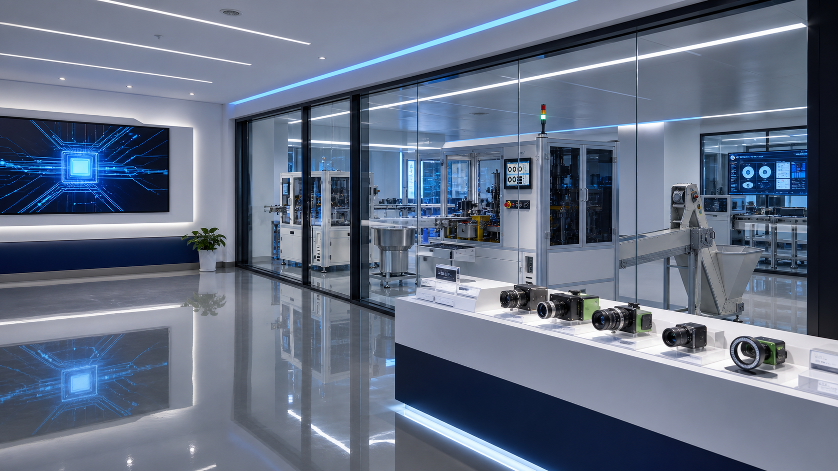 Licheng Vision R&D 실험실 및 검사 장비 전시